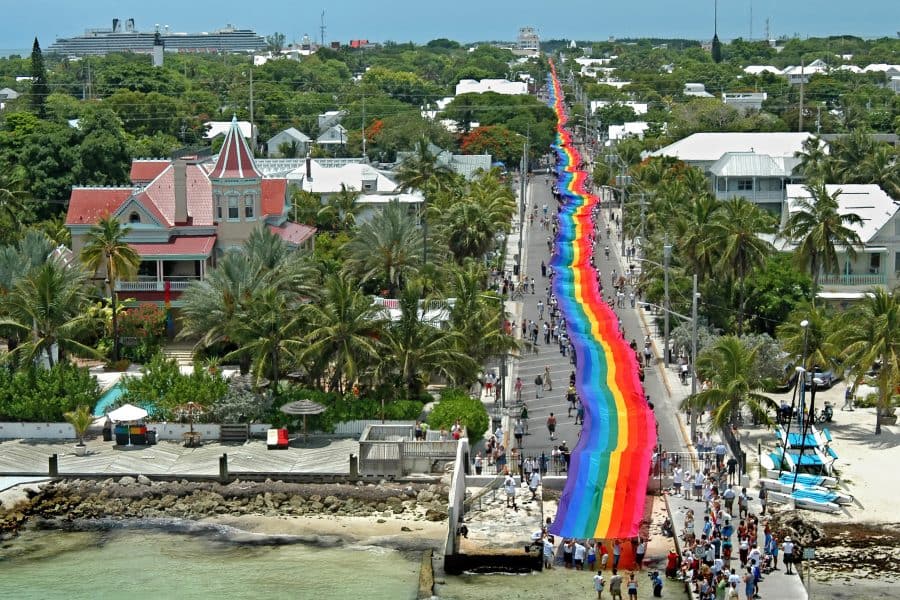 Key West Rainbow Flag